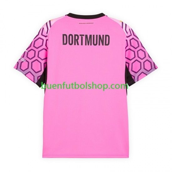 Camiseta de Fútbol Borussia Dortmund Portero 2026-2027 Segunda Equipación Manga Corta Hombre