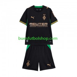 Camiseta de Fútbol Borussia Mönchengladbach 2026-2027 Segunda Equipación Manga Corta Niño