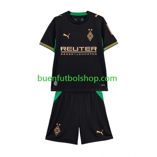 Camiseta de Fútbol Borussia Mönchengladbach 2026-2027 Segunda Equipación Manga Corta Niño Camiseta de Fútbol Borussia Mönchengladbach 2026-2027 Segunda Equipación Manga Corta Niño