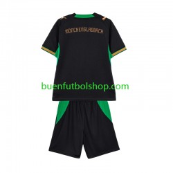 Camiseta de Fútbol Borussia Mönchengladbach 2026-2027 Segunda Equipación Manga Corta Niño