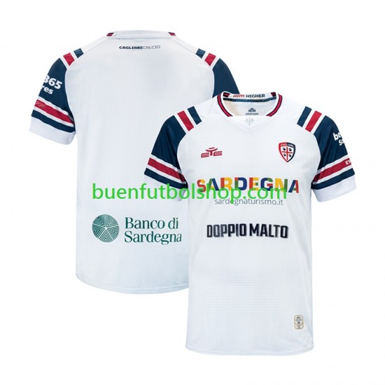 Camiseta de Fútbol Cagliari 2026-2027 Segunda Equipación Manga Corta Hombre