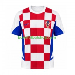 Camiseta de Fútbol Croacia Retro 2002 Primera Equipación Manga Corta Hombre