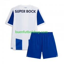 Camiseta de Fútbol FC Porto 2026-2027 Primera Equipación Manga Corta Niño