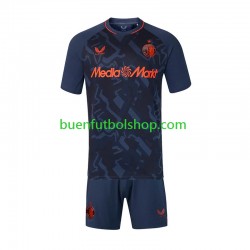 Camiseta de Fútbol Feyenoord Rotterdam 2026-2027 Tercera Equipación Manga Corta Niño