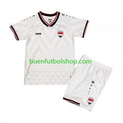 Camiseta de Fútbol Irak 2026-2027 Segunda Equipación Manga Corta Niño