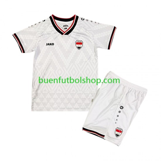 Camiseta de Fútbol Irak 2026-2027 Segunda Equipación Manga Corta Niño