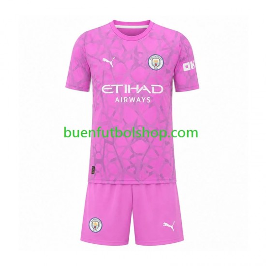 Camiseta de Fútbol Manchester City Portero 2026-2027 Segunda Equipación Manga Corta Niño Camiseta de Fútbol Manchester City Portero 2026-2027 Segunda Equipación Manga Corta Niño