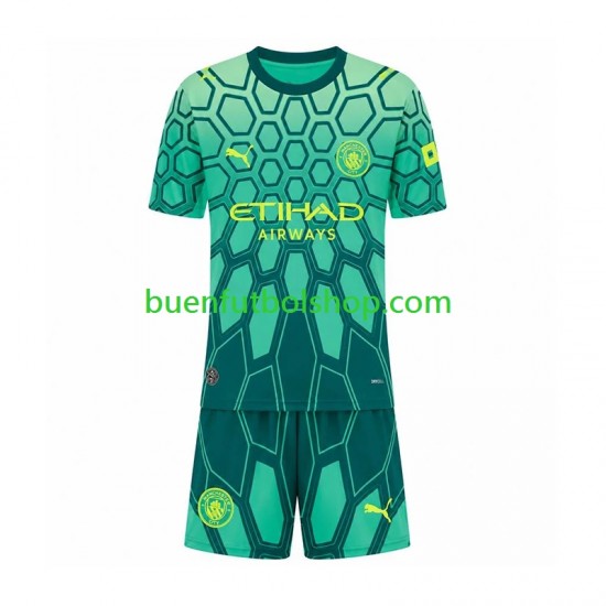 Camiseta de Fútbol Manchester City Portero 2026-2027 Primera Equipación Manga Corta Niño Camiseta de Fútbol Manchester City Portero 2026-2027 Primera Equipación Manga Corta Niño