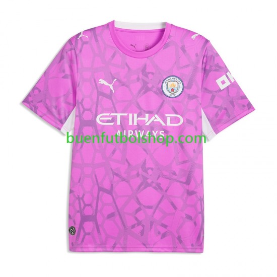 Camiseta de Fútbol Manchester City Portero 2026-2027 Segunda Equipación Manga Corta Hombre Camiseta de Fútbol Manchester City Portero 2026-2027 Segunda Equipación Manga Corta Hombre