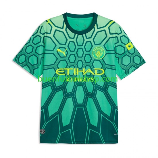 Camiseta de Fútbol Manchester City Portero 2026-2027 Primera Equipación Manga Corta Hombre Camiseta de Fútbol Manchester City Portero 2026-2027 Primera Equipación Manga Corta Hombre