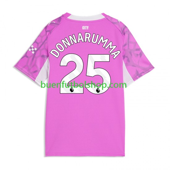 Camiseta de Fútbol Manchester City Portero Gianluigi Donnarumma 25 2026-2027 Segunda Equipación Manga Corta Hombre