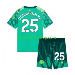 Camiseta de Fútbol Manchester City Portero Gianluigi Donnarumma 2026-2027 Primera Equipación Manga Corta Niño
