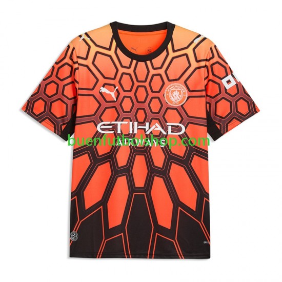Camiseta de Fútbol Manchester City Portero Gianluigi Donnarumma 2026-2027 Tercera Equipación Manga Corta Hombre