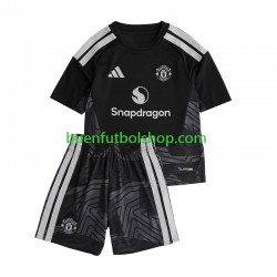 Camiseta de Fútbol Manchester United Portero 2026-2027 Primera Equipación Manga Corta Niño