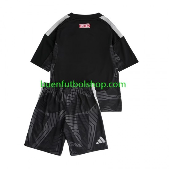 Camiseta de Fútbol Manchester United Portero 2026-2027 Primera Equipación Manga Corta Niño