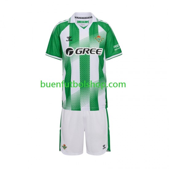 Camiseta de Fútbol Real Betis 2026-2027 Primera Equipación Manga Corta Niño