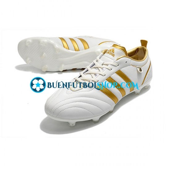 Adidas ADIPURE FG Oro Blanco Botas de Fútbol