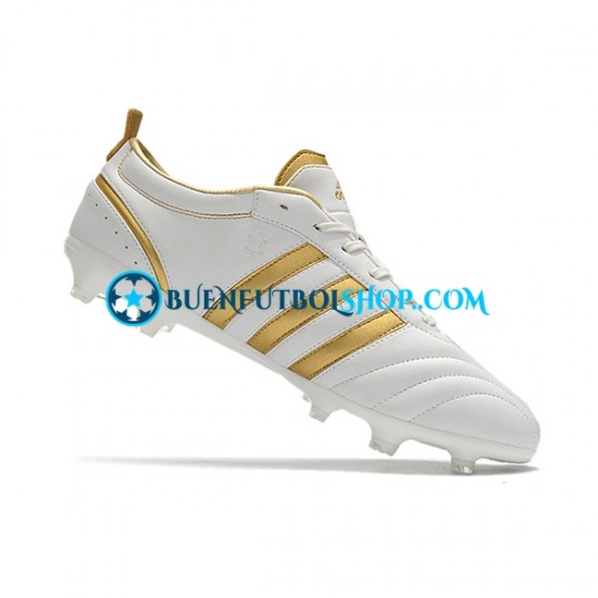 Adidas ADIPURE FG Oro Blanco Botas de Fútbol