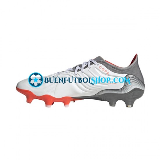 Adidas COPA SENSE.1 FG White Gnist Rojo Gris Blanco Botas de Fútbol