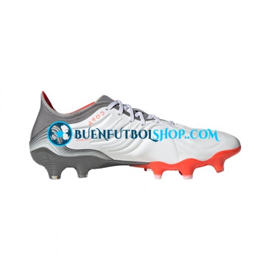 Adidas COPA SENSE.1 FG White Gnist Rojo Gris Blanco Botas de Fútbol