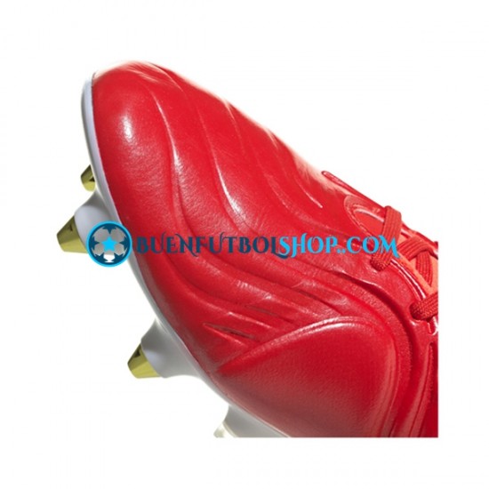Adidas COPA SENSE.1 SG Meteorite Rojo Blanco Botas de Fútbol