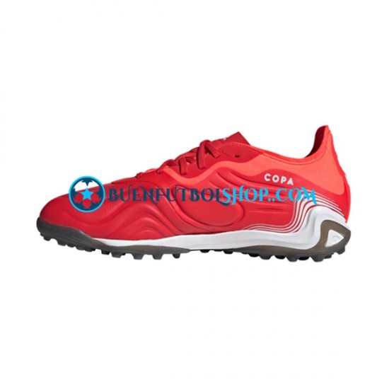 Adidas COPA SENSE.1 TF Meteorite Rojo Blanco Botas de Fútbol