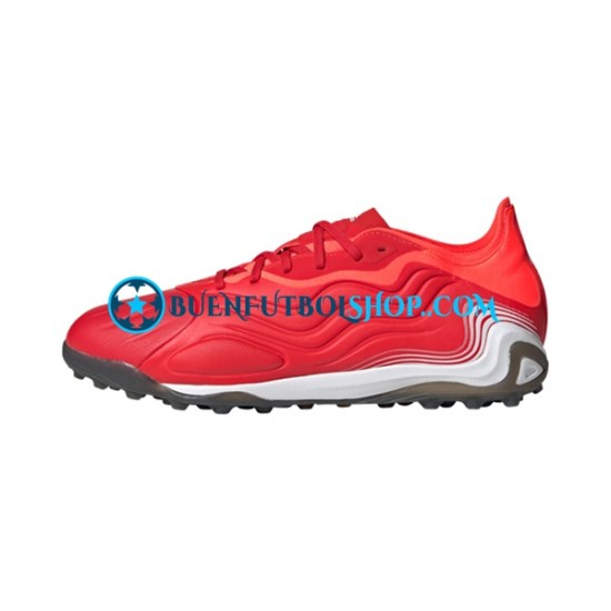 Adidas COPA SENSE.1 TF Meteorite Rojo Blanco Botas de Fútbol
