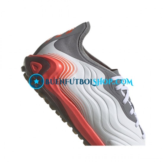 Adidas COPA SENSE.1 TF White Gnist Rojo Gris Blanco Botas de Fútbol