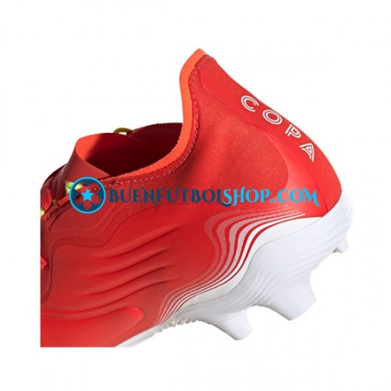 Adidas COPA SENSE.2 FG Meteorite Rojo Blanco Botas de Fútbol