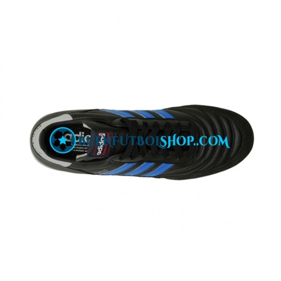 Adidas Classic Mundial Team TF Blue Stripes Negro Botas de Fútbol