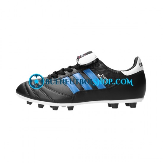 Adidas Copa Mundial FG Azul Negro Botas de Fútbol