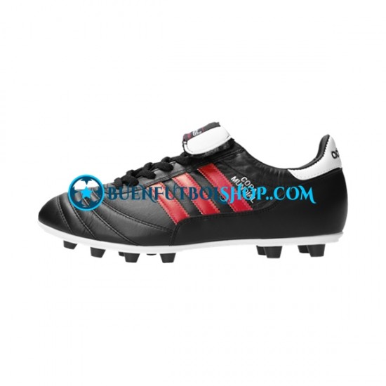 Adidas Copa Mundial FG Rojo Negro Botas de Fútbol