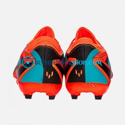 Adidas Messi X Speedportal.3 FG Naranja Azul Negro Botas de Fútbol