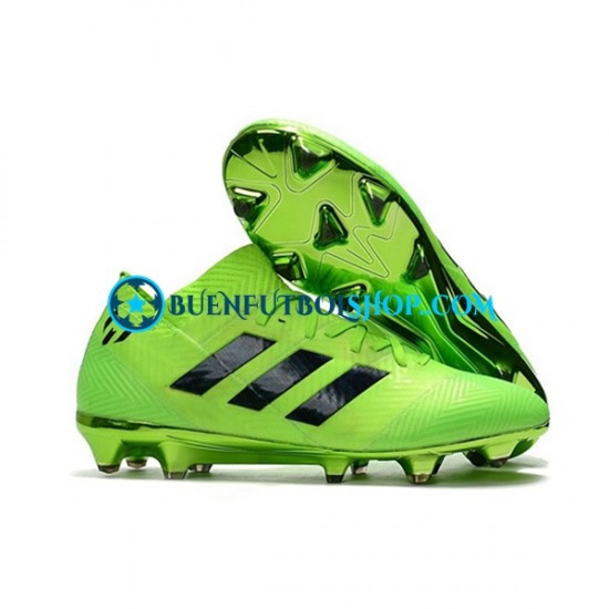 Adidas Nemeziz8.1 FG Verde Negro Botas de Fútbol