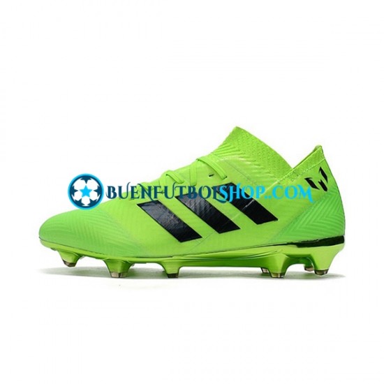 Adidas Nemeziz8.1 FG Verde Negro Botas de Fútbol