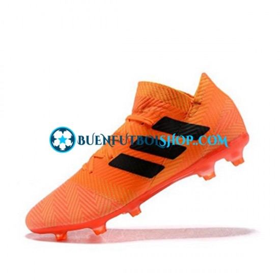 Adidas Nemeziz8.1 FG Naranja Negro Botas de Fútbol