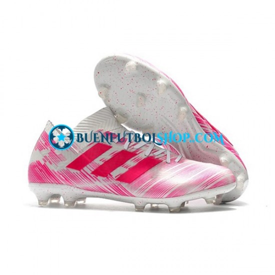 Adidas Nemeziz8.1 FG Rosa Blanco Botas de Fútbol