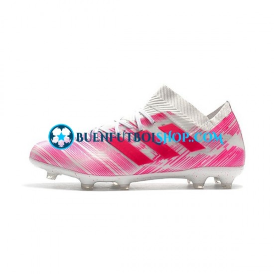 Adidas Nemeziz8.1 FG Rosa Blanco Botas de Fútbol