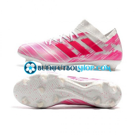 Adidas Nemeziz8.1 FG Rosa Blanco Botas de Fútbol