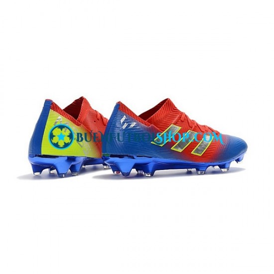 Adidas Nemeziz8.1 FG Rojo Azul Blanco Botas de Fútbol