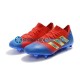 Adidas Nemeziz8.1 FG Rojo Azul Blanco Botas de Fútbol