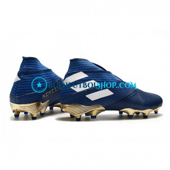 Adidas Nemeziz9 FG Azul Blanco Negro Botas de Fútbol