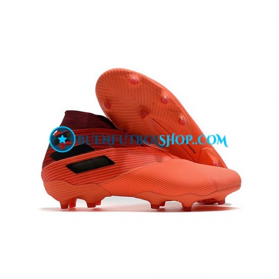 Adidas Nemeziz9 FG Inflight Rojo Naranja Negro Botas de Fútbol