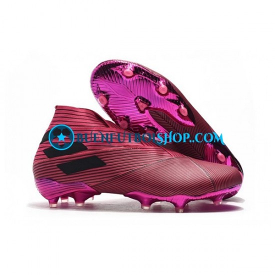 Adidas Nemeziz9 FG Rosa Negro Botas de Fútbol