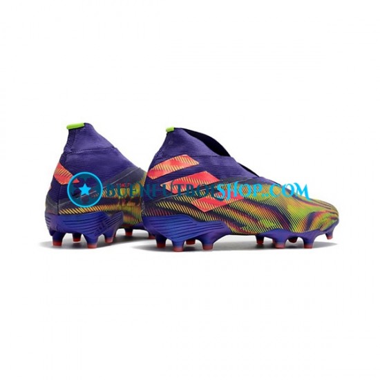 Adidas Nemeziz9 FG Púrpura Rosa Verde Botas de Fútbol