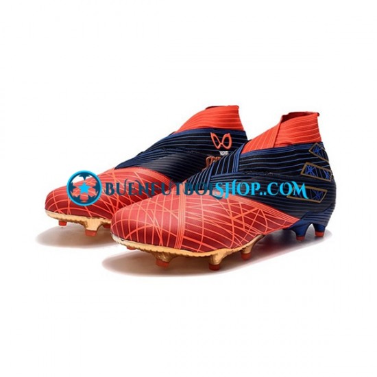 Adidas Nemeziz9 FG Spider Man Rojo Negro Botas de Fútbol