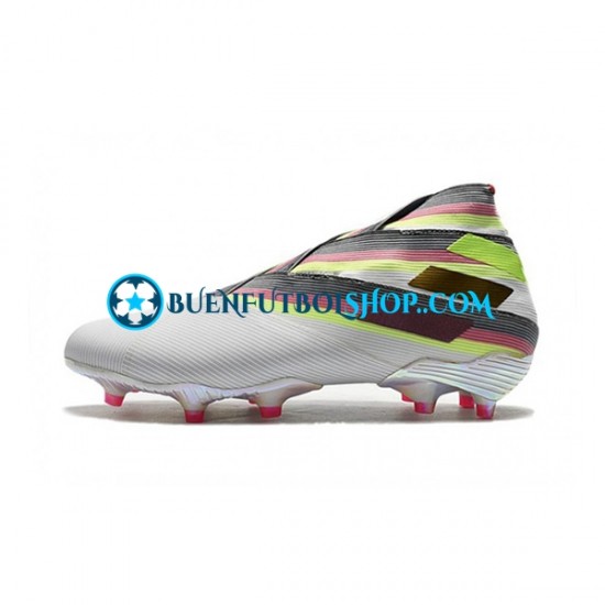 Adidas Nemeziz9 FG Blanco Negro Botas de Fútbol