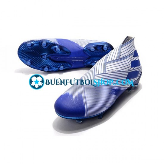 Adidas Nemeziz9 FG Azul Blanco Botas de Fútbol