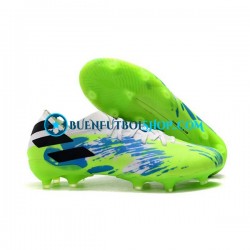 Adidas Nemeziz9.1 FG Azul Verde Negro Botas de Fútbol