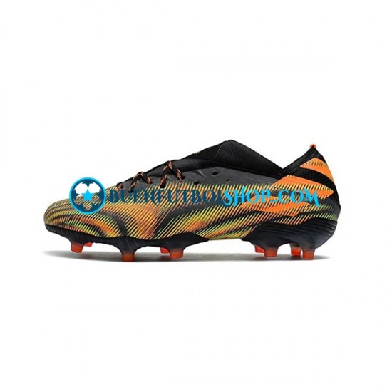 Adidas Nemeziz9.1 FG Rosa Verde Negro Botas de Fútbol